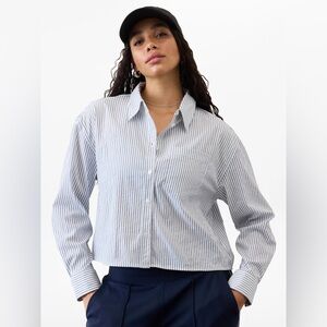 Athleta Midday Crop Button Down